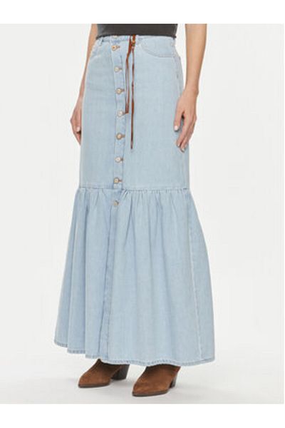 Vicolo Fustă din denim pentru femei DB5089 albastră