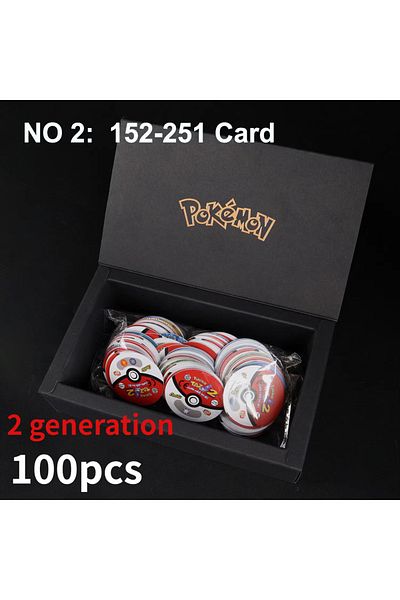 Takara Tomy 1 Generation 160pcs2 100/160pcs Pokemon Tazos 1/ 2 Generation Strokes Box 3d Round Square Collection