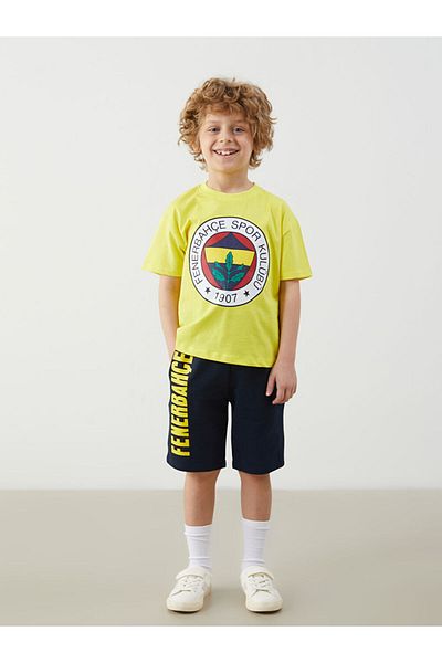 LC Waikiki Printed Boys' T-Shirt and Shorts 2-Pack
