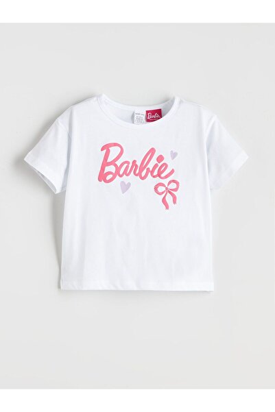 LC Waikiki Lcw Baby Barbie Printed Baby Girl T-Shirt and Shorts 2-Pack