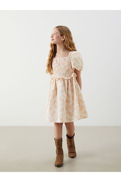 LC Waikiki Square Collar Girl's Dress
