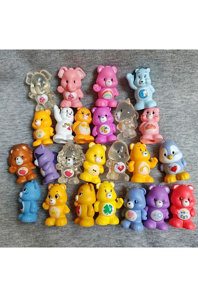 HEROCROSS Random send 8pcs 8pcs Sweet Cute Cartoon Bear Anime Cute Cartoon Bear Anime Figures Model for Girls