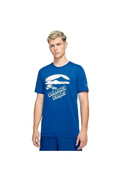 Nike Pánské tričko Nike Gyakusou Nrg Graphic 3 T-shirt Team Royal, Modré, Pánské
