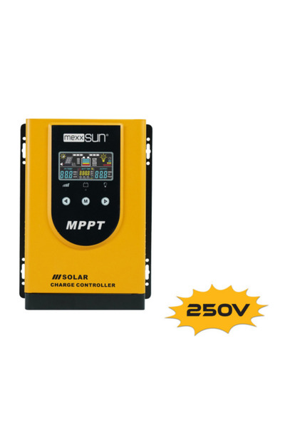 MEXXSUN 100A Amper Yüksek PV Girişli (250V DC) MPPT Solar Güneş Akü Şarj Kontrol Cihazı