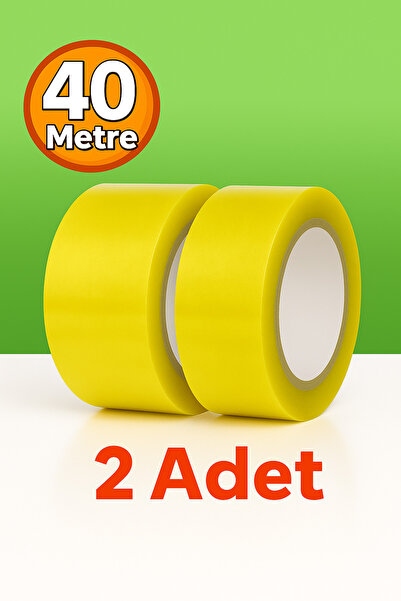 ANI OFİS KIRTASİYE A K Koli Bandı (2'li Set) 45 Mm X 40 Mt Şeffaf Güçlü Yapış...