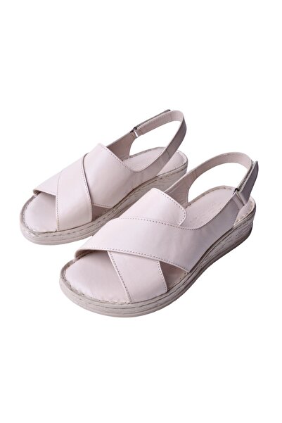 İskarpin Γυναικεία δερμάτινα σανδάλια Femi 436-1