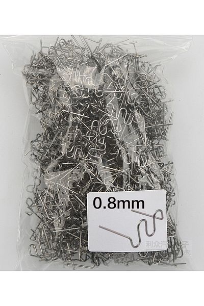 OEM 1000-piece plastic repair staple set, welder and glue gun, 0.8 mm, S-type model for parts