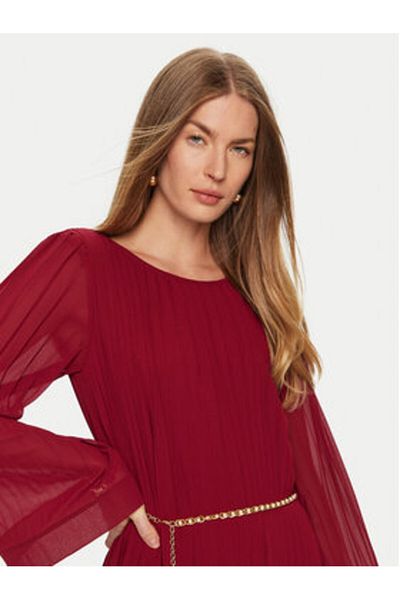 Vicolo Women's Evening Dress TS0396 Burgundy