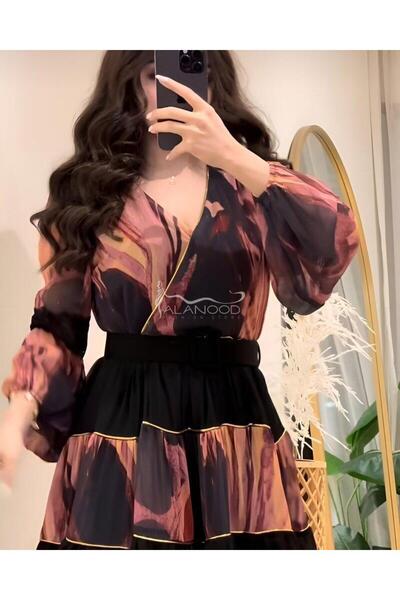 ALANOOD FASHION جلابية قصة كلوش رمضاني