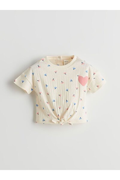 LC Waikiki Lcw Baby Buy Elastic Waist Baby Girl T-Shirt and Shorts 2-Pack