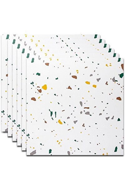 HOZRO Set of 10 x HOZRO self-adhesive marble imitation tiles, premium model, for walls