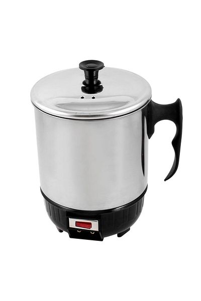Teno Teno® Electric Kettle, stainless steel, heat-resistant handle, capacity 800 ml, gray