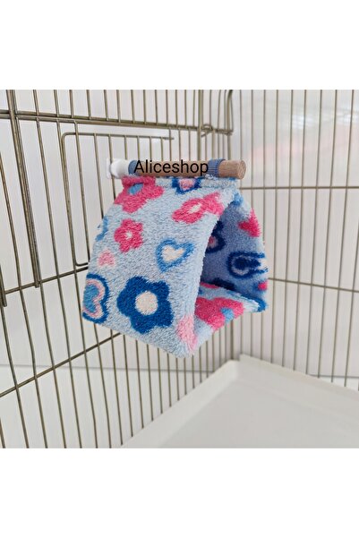 aliceshop Tent Bed Nest with Perches for Budgie Paradise Lovebird and Birds of All Sizes