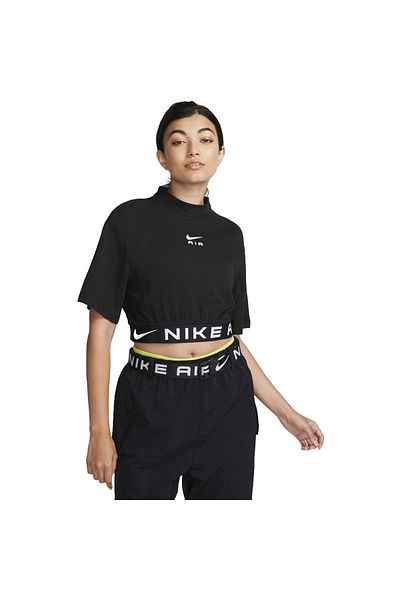 Nike Dámské tričko Nike Nsw Air Short Sleeve Crop Top, černé