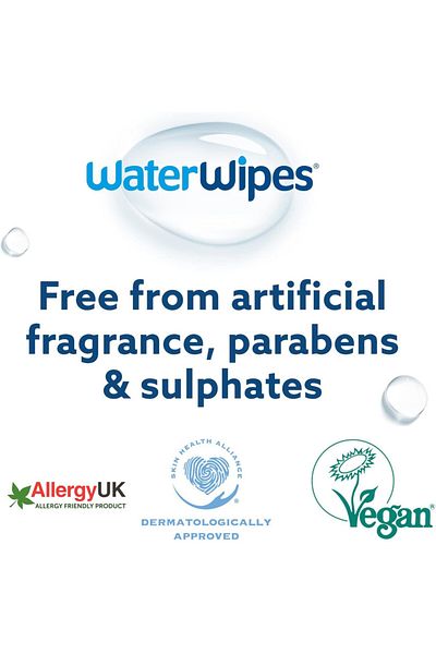 WaterWipes Original plastic free wipes, 448 Count (16 pack of 28 wipes)