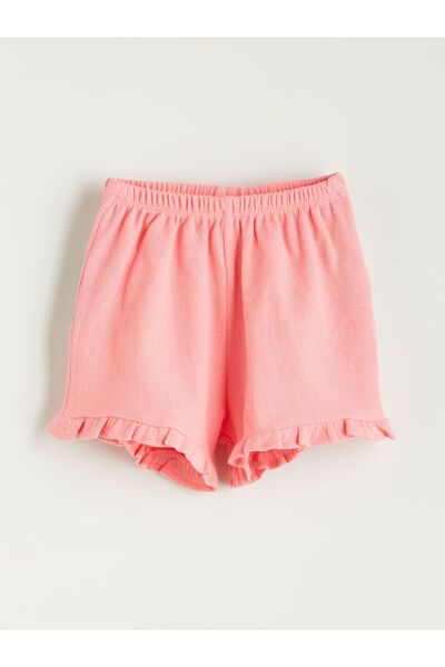 LC Waikiki Lcw Baby Crew Neck Kuromi Printed Girls' T-Shirt and Shorts