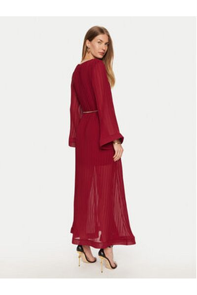 Vicolo Women's Evening Dress TS0396 Burgundy