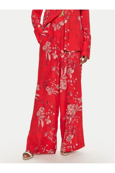 Vicolo Women's Fabric Trousers TB1274 Red
