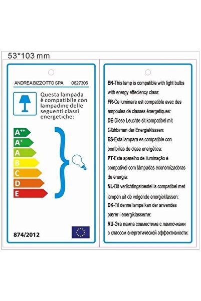 Bizzotto Πολυέλαιος Talcy 54x54x54,5 εκ.