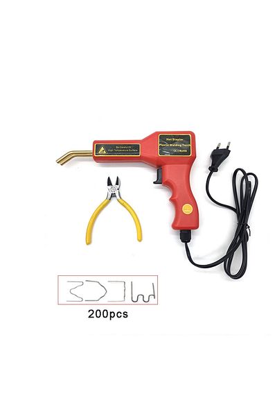 OEM Plastic welding machine, car repair, professional gun, plastic glue with metal staples and clamps
