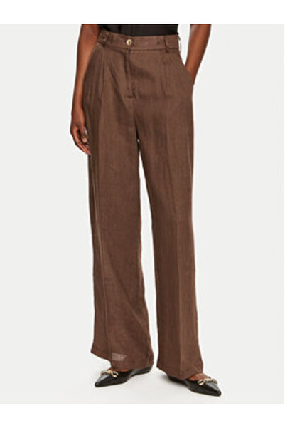 Vicolo Pantaloni din material textil pentru femei TB0793 maro