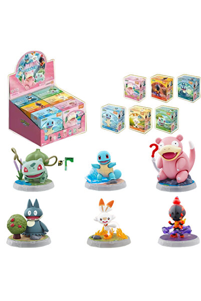 Choice17 ٦ علب من بوكيمون بلوكيز الأصلي: بيكاتشو، إيفي، تشارمندر، تشاريزارد، ...