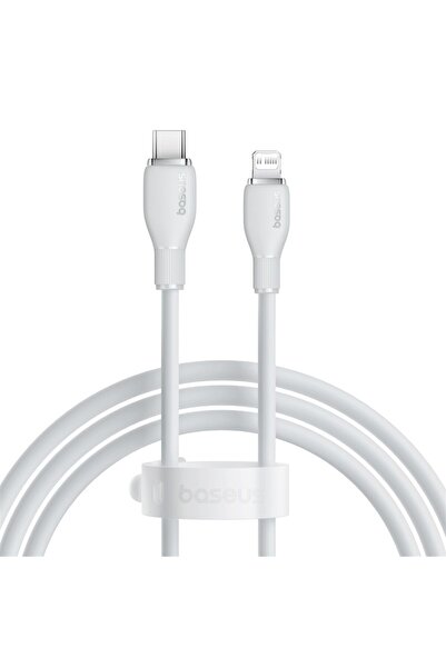 Baseus 1.2 m White TPE USB C Cable For iPhone 14 13 12 11 Pro Max Xs 8 Plus iPad Macbook Wire 20W PD