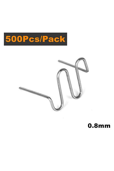 OEM Staple set 500 pieces for plastic repair, welding and glue gun, stainless steel, Model TypeS staples