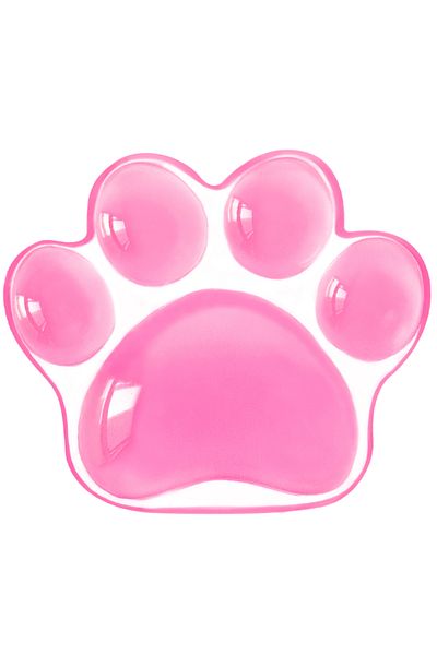 Choice 120x102x20mm Pink EXCO Ergonomic Silicone Mouse Wrist Rest Support Pad Cat Paw Hand Cushion Soft for