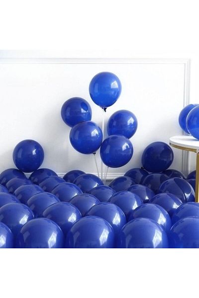 Deniz Party Store Pastel Dark Blue Balloon 10 Pieces