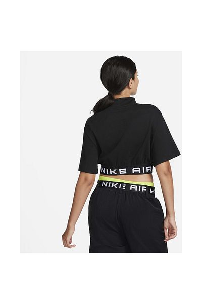 Nike Dámské tričko Nike Nsw Air Short Sleeve Crop Top, černé