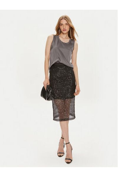 Vicolo Women's Blouse TB0038 Gray