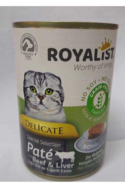 Royalist ROYALİST CAT DELİCATE BEEF&LİVER PATE 400 GR