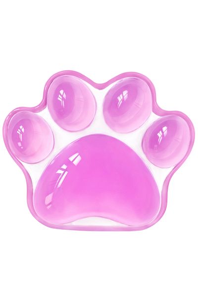 Choice 120x102x20mm Rose Red EXCO Ergonomic Silicone Mouse Wrist Rest Support Pad Cat Paw Hand Cushion Soft