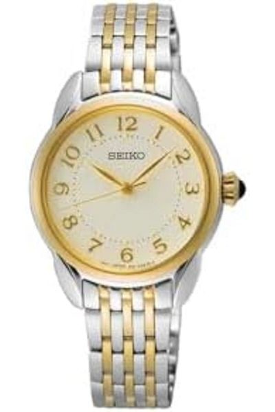 Seiko SUR562P1 Women's Analogue Quartz Watch with Stainless Steel Strap