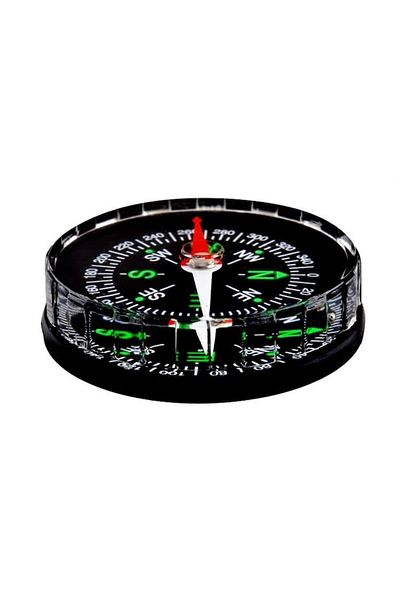 ISO TRADE Pocket Compass, Iso Trade, Plastic, Black, 45 mm