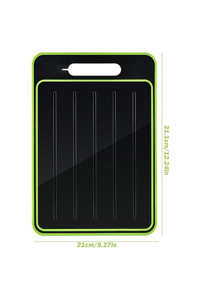 Choice Small 4 in 1 Defrosting Board Tray Miracle Melt Double As Cutting Board with Grater, Sharpener,Doubl