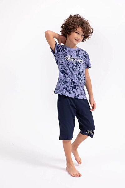 ROLY POLY 2717 Palm Pattern Shorts Set (Father Son Can Be Combined)