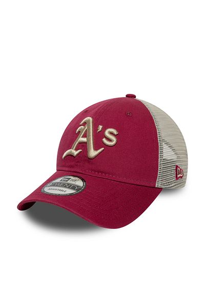 NEW ERA Washed 9Twenty Trucker Oakath Chjstn Dark Red Unisex Cap