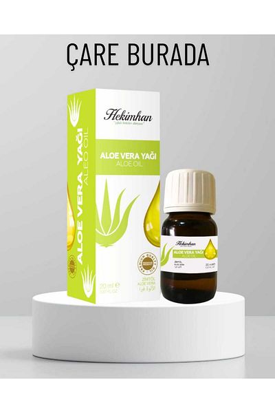 hekimhan bitkisel Aloe vera oil 20 ml