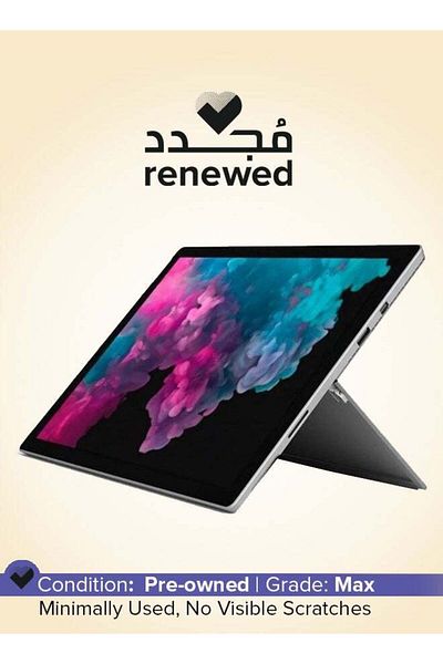 MICROSOFT Renewed - Surface Pro 6 (2018) With 12.3-Inch Touchscreen Display, Intel Core i5/8th Gen/8