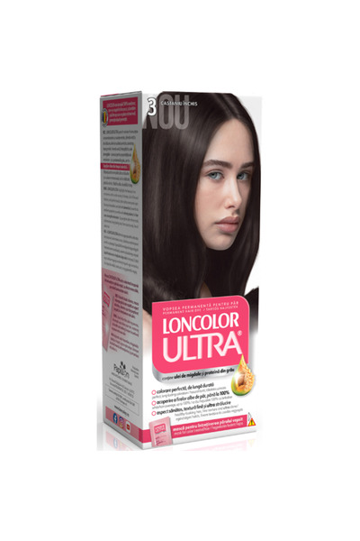 Loncolor Vopsea de par permanenta Loncolor Ultra 3 Castaniu Inchis, 100 ml