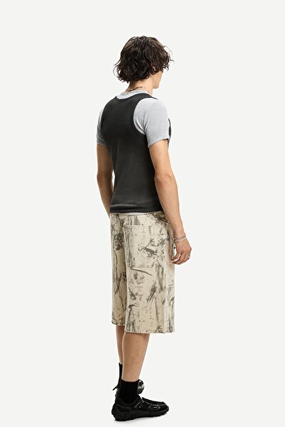 Bershka Baskılı baggy fit bermuda