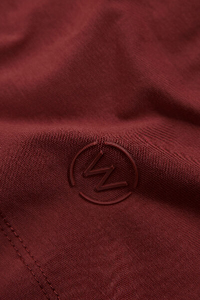 W Collection Claret Red Crew Neck T-Shirt