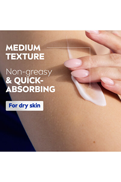 NIVEA Body Lotion for Dry Skin, Shea Smooth, Deep Moisture Serum 48H Care, 400ml, Pack of 2