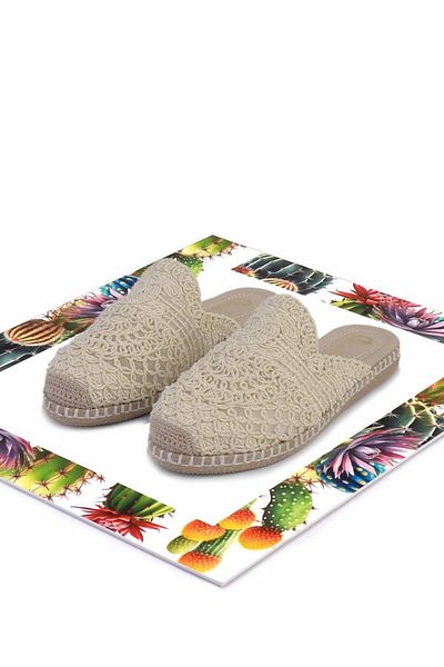Bambi Beige Women's Slippers K 04117165316