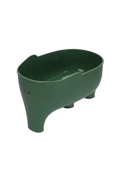 Choice army green Sink Strainer Elephant Sculpt Leftover Drain Basket Fruit and Vegetable Washing Basket Ha