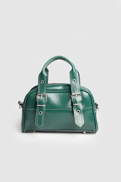 La La'Graccio Paris La'Graccio Paris Women's Solace Belt Detailed Strap Bag Green
