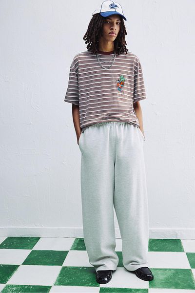 Pull & Bear Tom & Jerry striped T-shirt