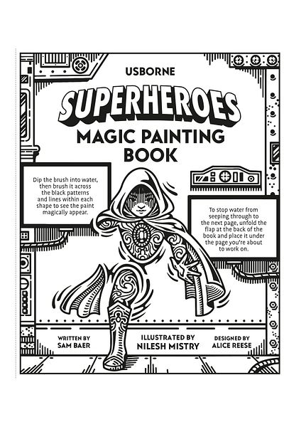Usborne Superheroes Magic Painting Book
